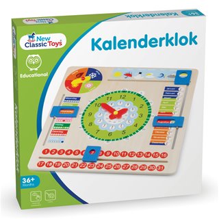 Calendar clock - only available in the Dutch language